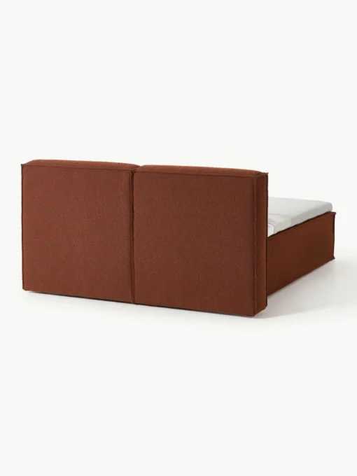 Bouclé boxspring bed Lennon