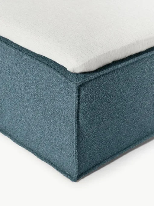 Bouclé boxspring bed Lennon