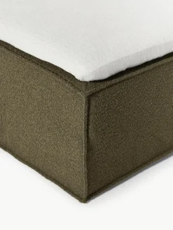 Bouclé boxspring bed Lennon