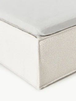 Bouclé boxspring bed Lennon