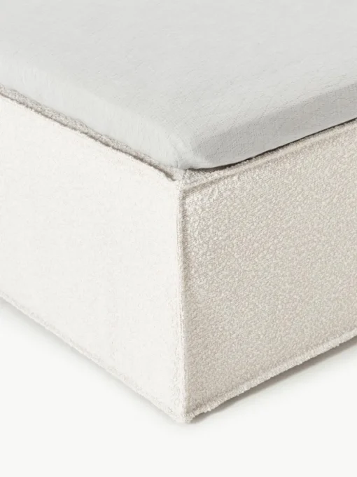 Bouclé boxspring bed Lennon