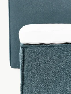 Bouclé boxspring bed Lennon
