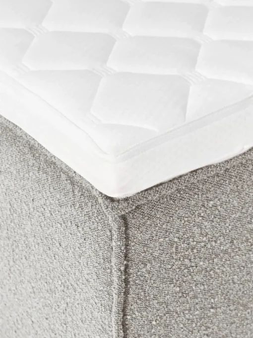 Bouclé boxspring bed Lennon