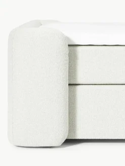 Bouclé boxspring bed Perla
