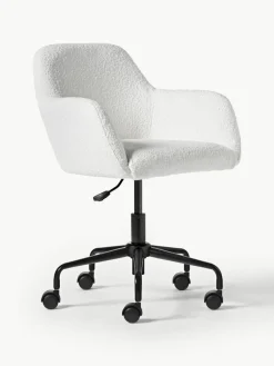 Bouclé bureaustoel Lucie
