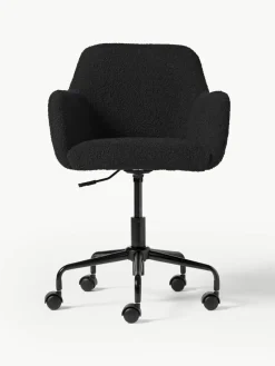Bouclé bureaustoel Lucie