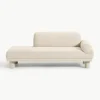 Bouclé chaise longue Lilo