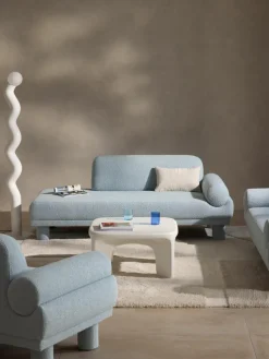 Bouclé chaise longue Lilo
