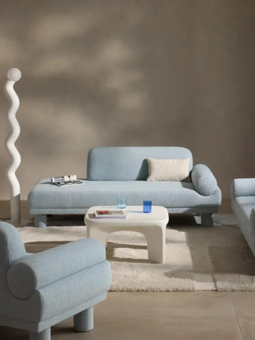 Bouclé chaise longue Lilo