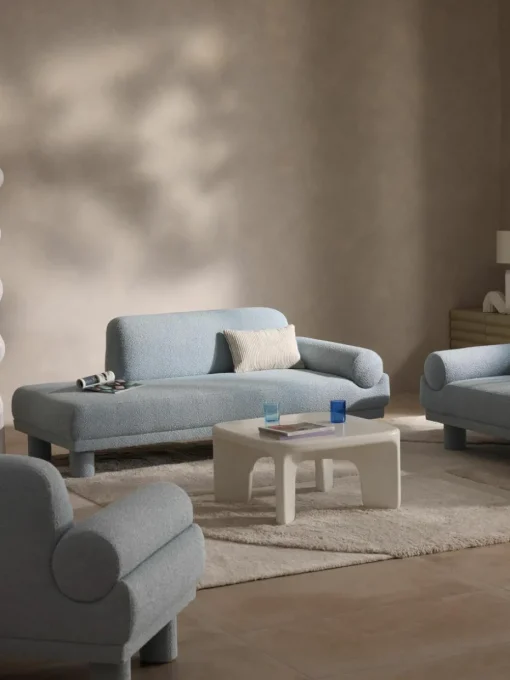 Bouclé chaise longue Lilo