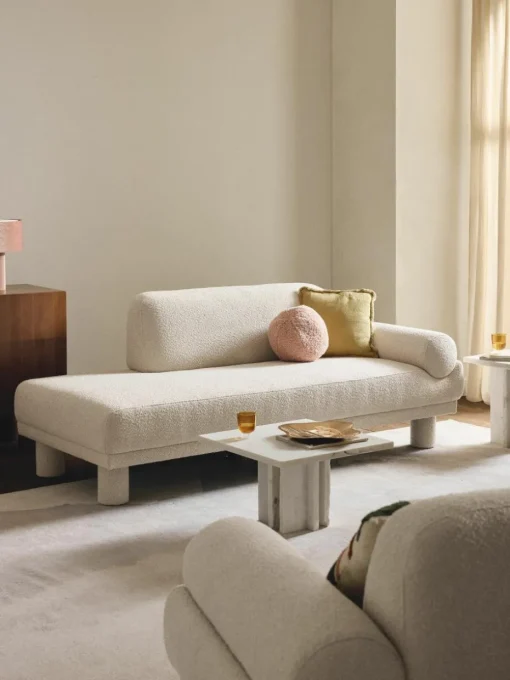 Bouclé chaise longue Lilo