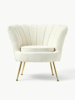 Bouclé cocktailfauteuil Oyster