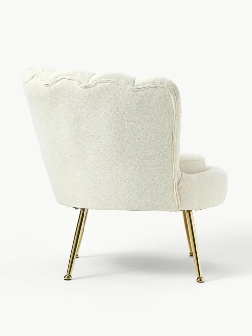 Bouclé cocktailfauteuil Oyster