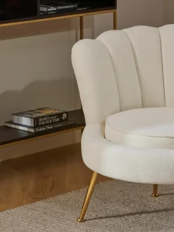 Bouclé cocktailfauteuil Oyster