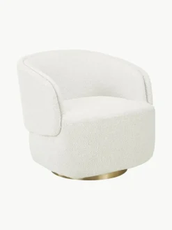 Bouclé draaistoel Irene