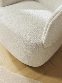 Bouclé draaistoel Irene