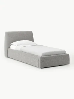 Bouclé eenpersoonsbed Cloud