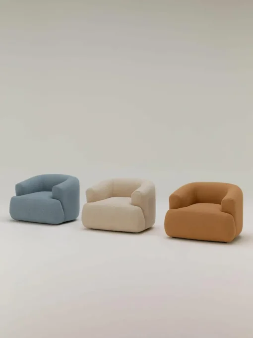Bouclé fauteuil Sofia