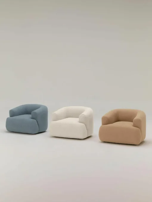 Bouclé fauteuil Sofia