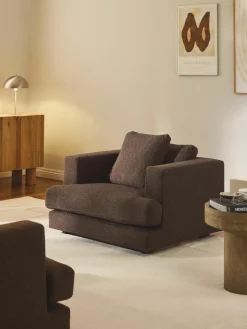 Bouclé fauteuil Tribeca