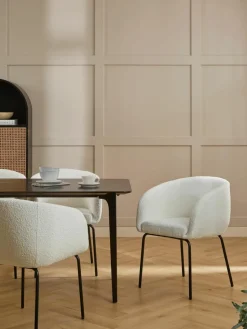 Bouclé fauteuils Alani, 2 stuks