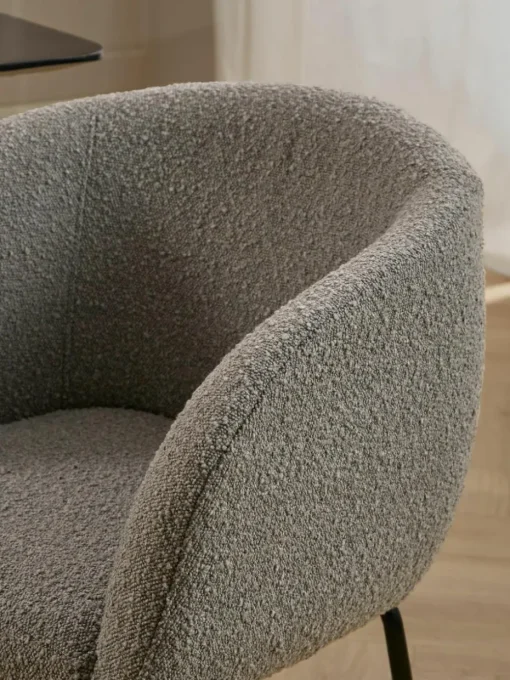 Bouclé fauteuils Alani, 2 stuks