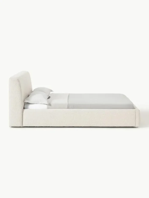 Bouclé gestoffeerd bed Cloud