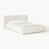 Bouclé gestoffeerd bed Lennon