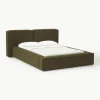 Bouclé gestoffeerd bed Lennon