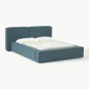 Bouclé gestoffeerd bed Lennon