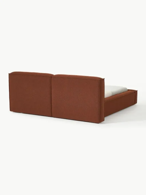Bouclé gestoffeerd bed Lennon