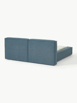 Bouclé gestoffeerd bed Lennon