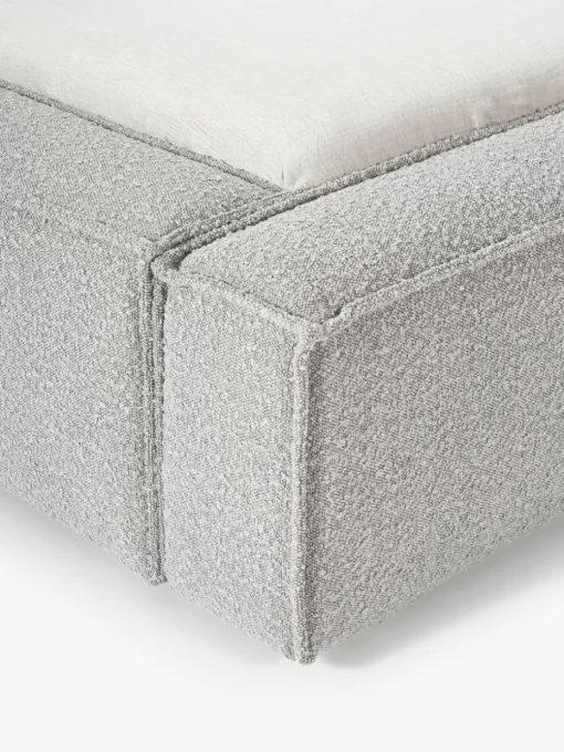 Bouclé gestoffeerd bed Lennon