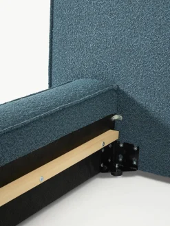 Bouclé gestoffeerd bed Lennon