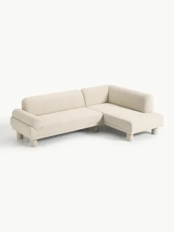 Bouclé hoekbank Lilo