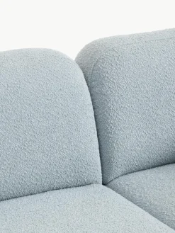 Bouclé hoekbank Lilo