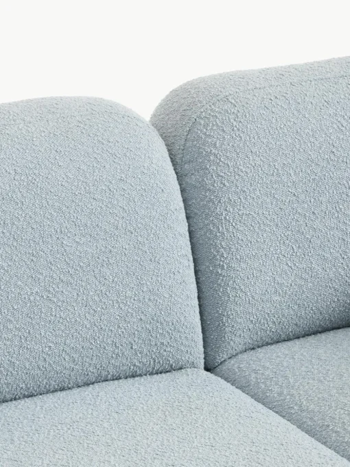 Bouclé hoekbank Lilo