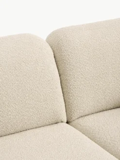 Bouclé hoekbank Lilo