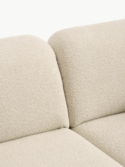 Bouclé hoekbank Lilo