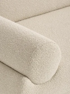 Bouclé hoekbank Lilo