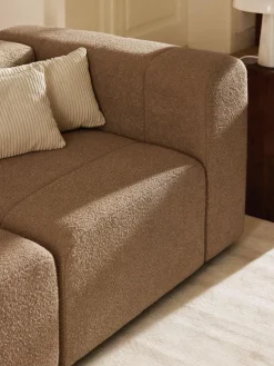 Bouclé hoekmodule Lena