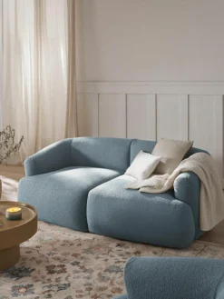 Bouclé hoekmodule Sofia