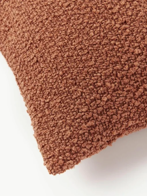 Bouclé kussenhoes Bellamie