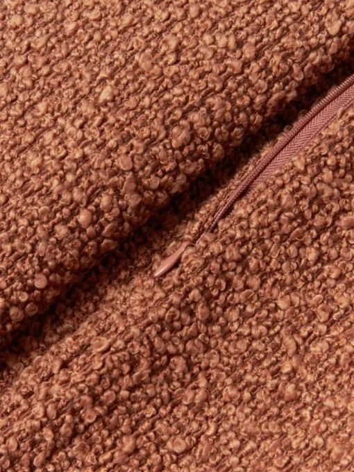 Bouclé kussenhoes Bellamie