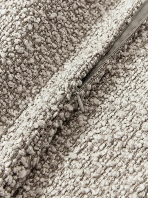 Bouclé kussenhoes Bellamie