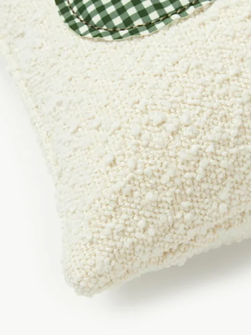 Bouclé kussenhoes Lysander