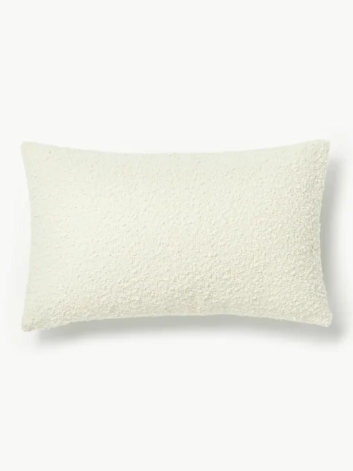 Bouclé kussenhoes Lysander