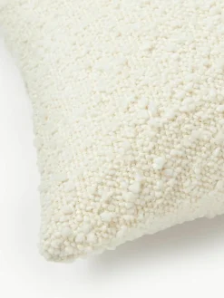 Bouclé kussenhoes Lysander