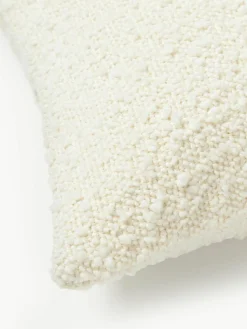 Bouclé kussenhoes Lysander