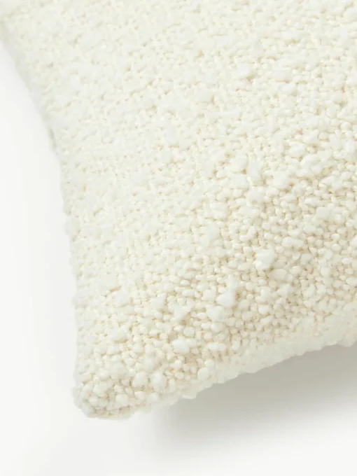 Bouclé kussenhoes Lysander